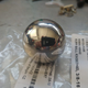 The aluminum ball knob the day I got it. I was going to use it for my car’s shifter! It would have looked really cool…